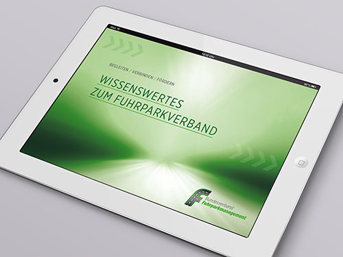 Corporate Design und Grafikdesign für den „Bundesverband Fuhrparkmanagement“